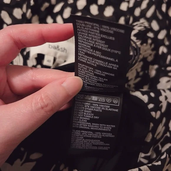 NWT BA&SH Jupe Floral Tiered Midi Skirt Size 40 - Picture 5 of 12